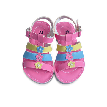 Sandalias niña fucsia Pocholin Multicolor