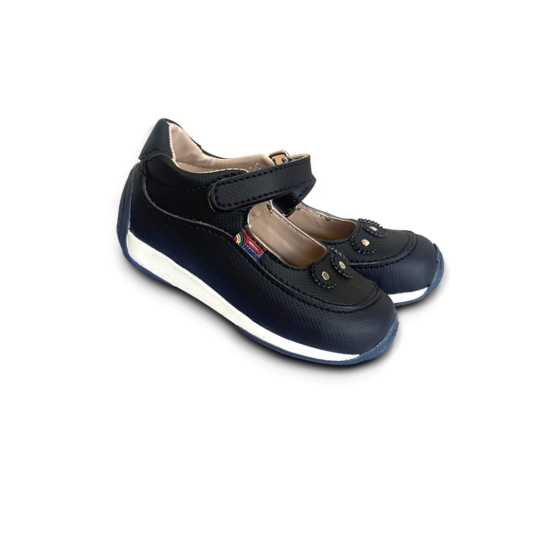 Zapatos de bebé y niña Pocholin León Negro