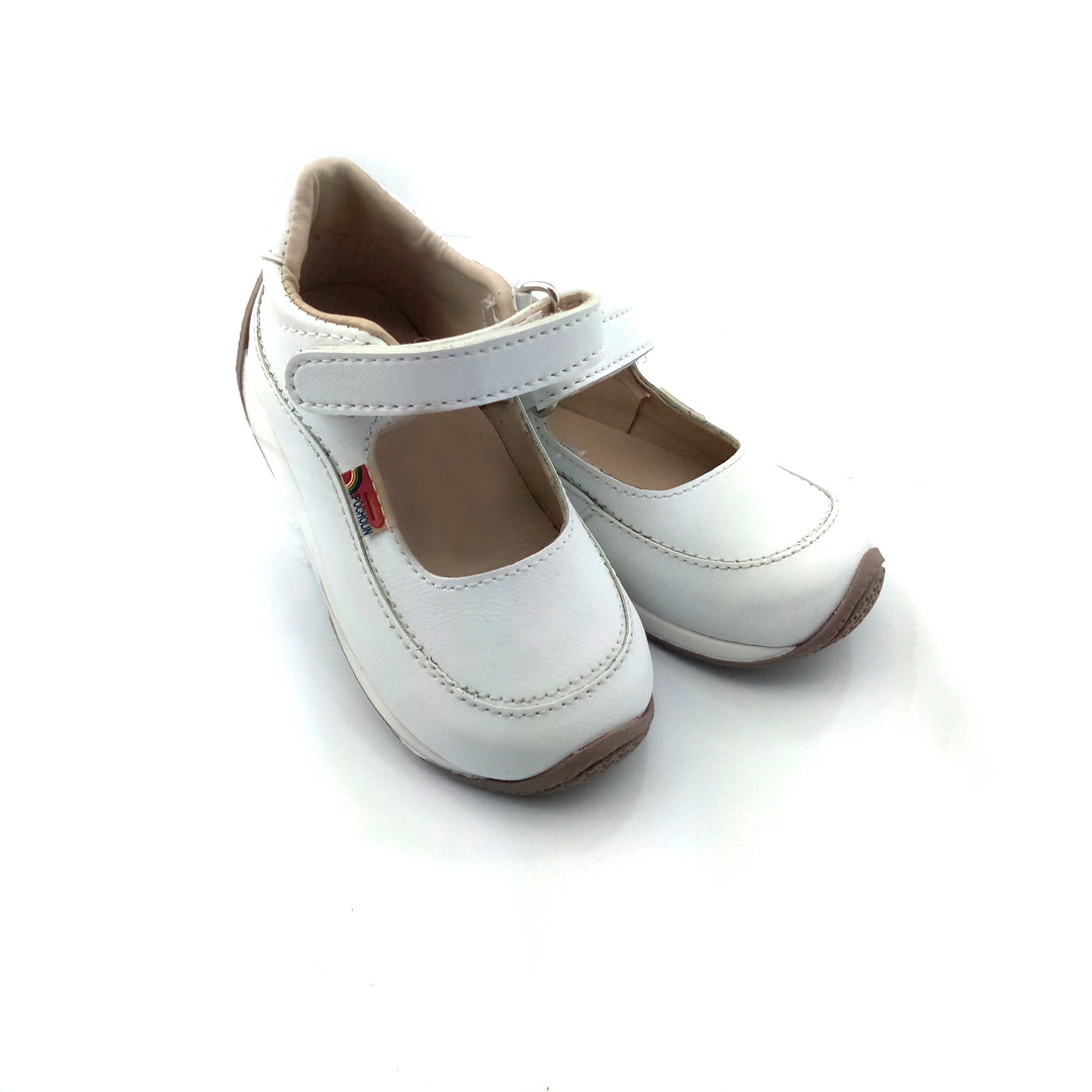 Zapatos de y niña Pocholin blanco