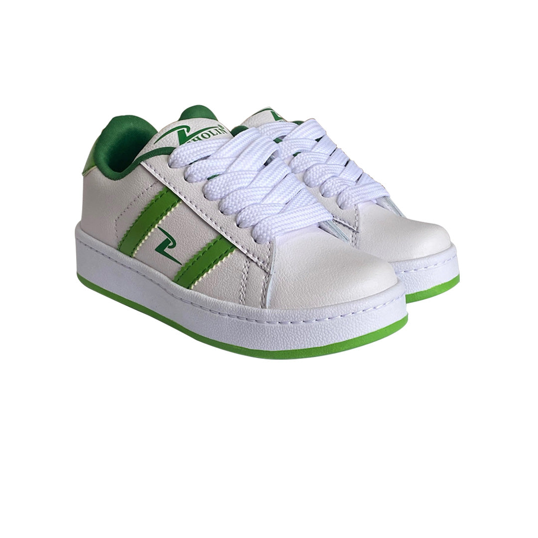 White/green