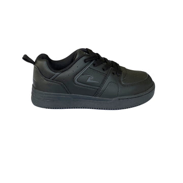Zapato Deportivo Colegial de trenzas unisex Pocholin NEGRO (INCLUYE LONCHERA)