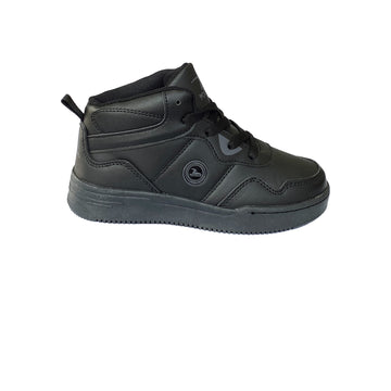 Zapato Deportivo Colegial de trenzas unisex Pocholin NEGRO (INCLUYE LONCHERA)