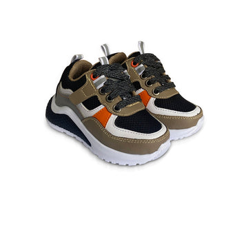 Zapatos deportivos de niño Pocholin Negro/Gris/Cafe