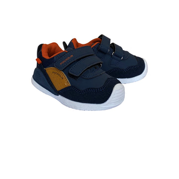 Zapato leoncito Azul/naranja Pocholin