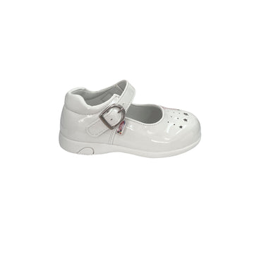 Zapatos Mini coquette patente Blanco