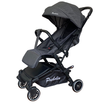 Coche tipo maleta Gris/Negro Pocholin