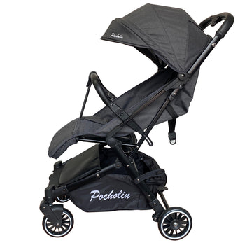 Coche tipo maleta Gris/Negro Pocholin