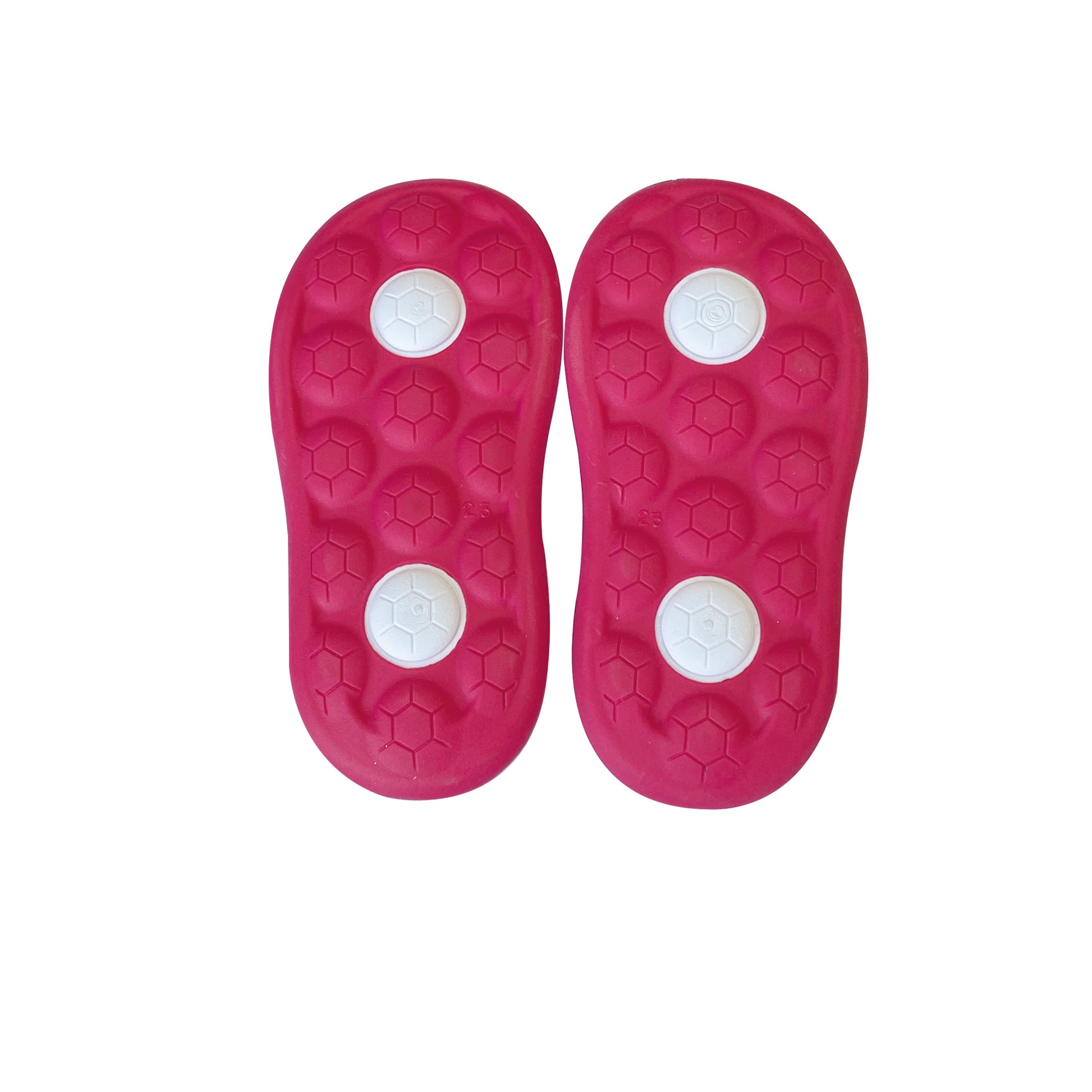 White/fuchsia