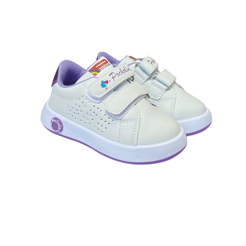 Zapato Soccer Pocholin Blanco/morado