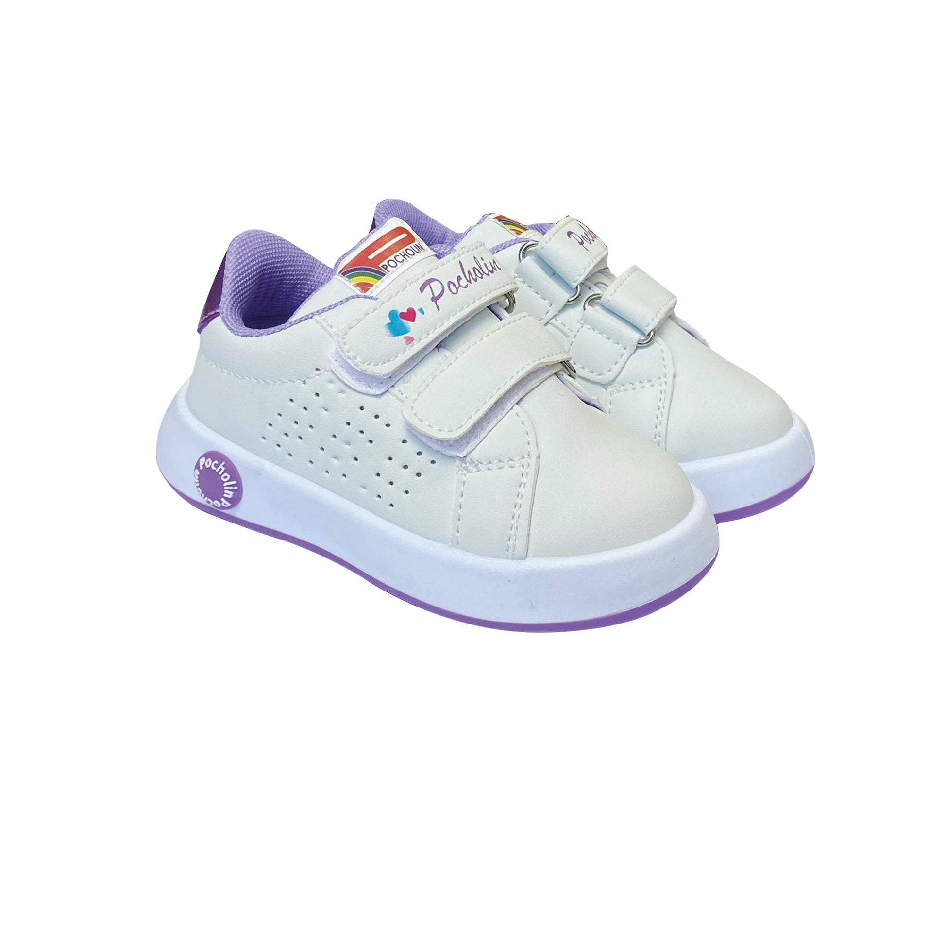 White/purple