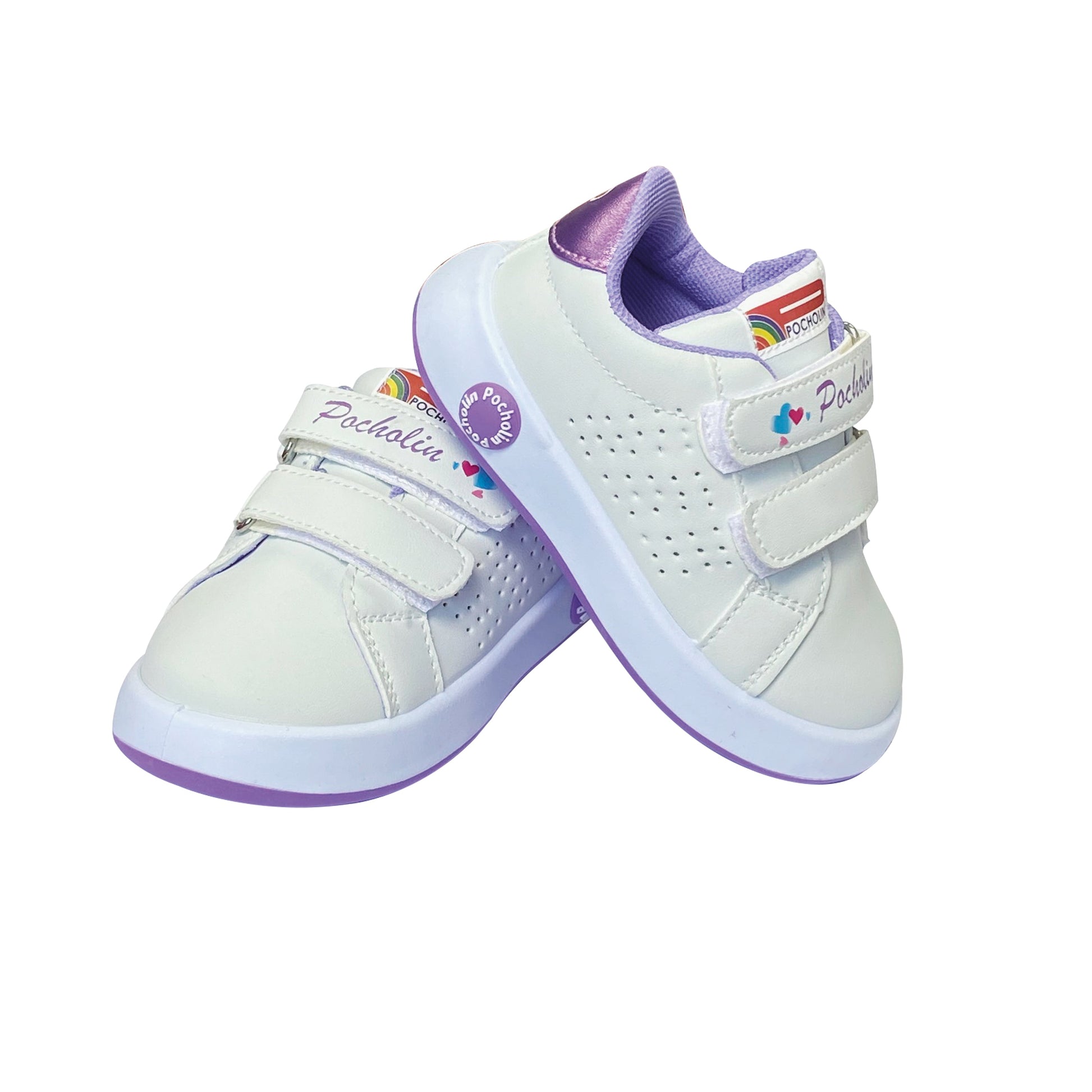 White/purple