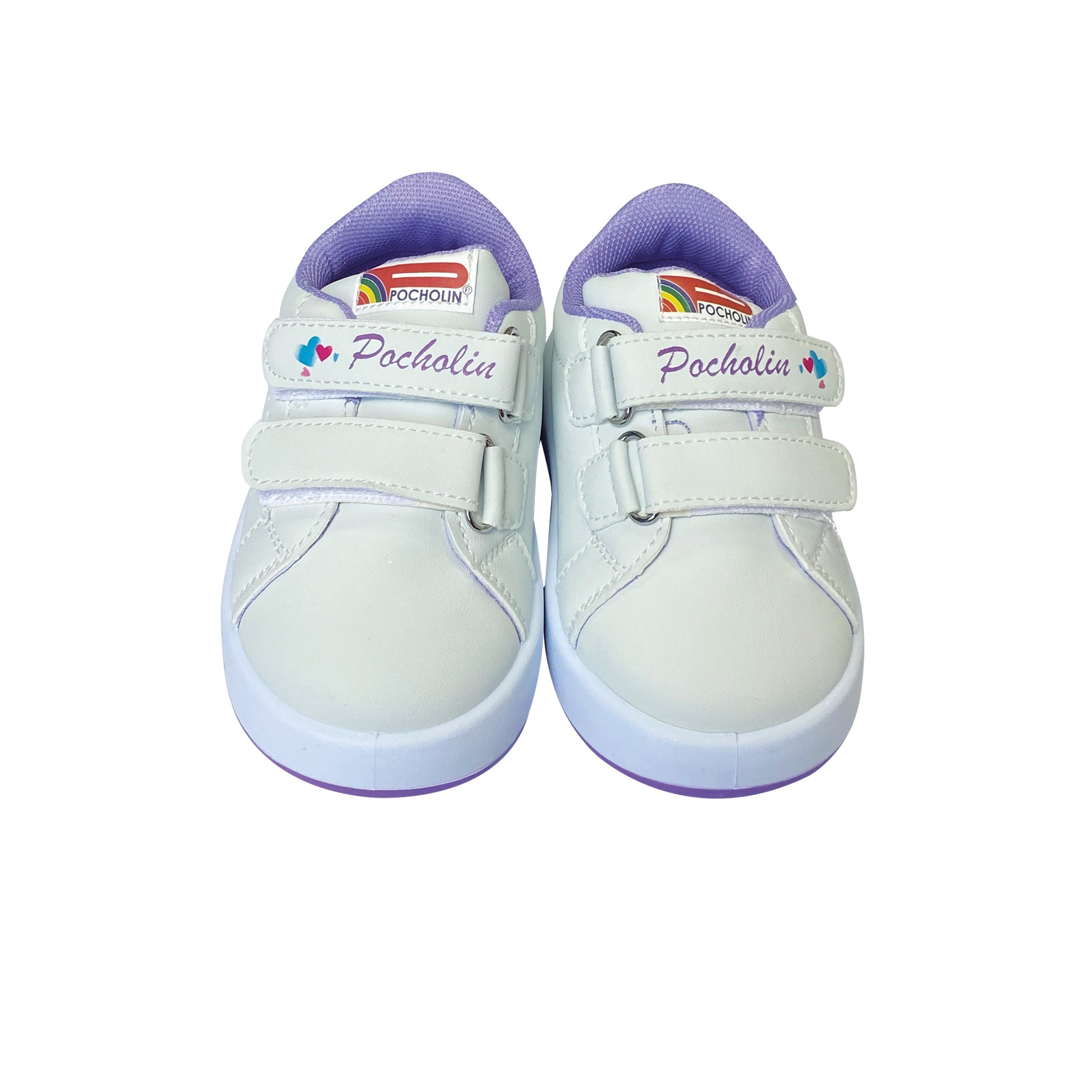 White/purple