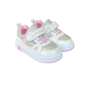 Zapato Soccer Pocholin Blanco/rosado