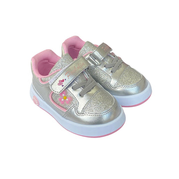 Zapato Soccer Pocholin Plateado/rosado