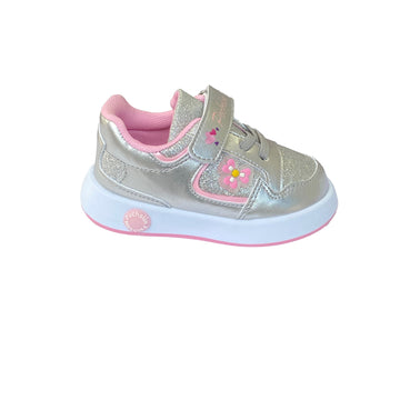 Zapato Soccer Pocholin Plateado/rosado