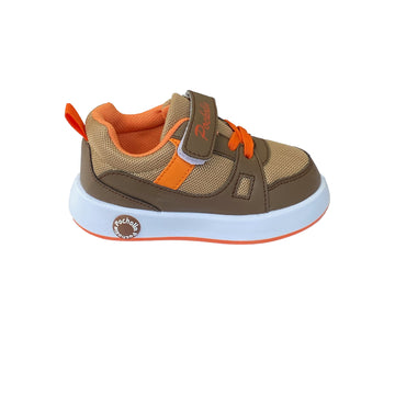 Zapato Soccer Pocholin Marrón/naranja