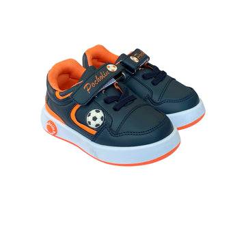 Zapato Soccer Pocholin Azul/naranja