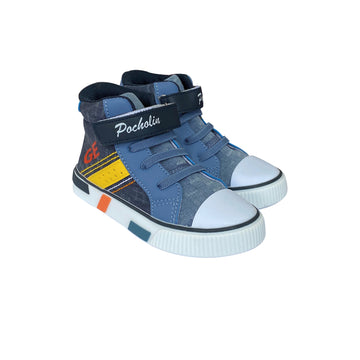 Zapato Space Botín Pocholin Azul