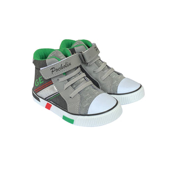 Zapato Space Botín Pocholin Negro/verde