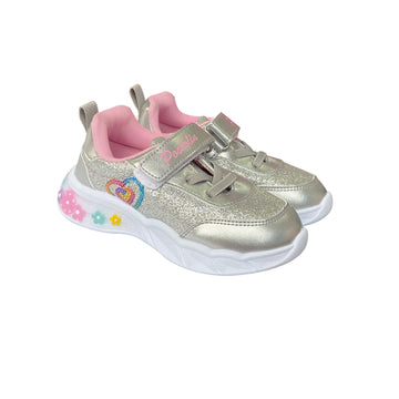 Zapato Baby run Pocholin Plateado/rosado