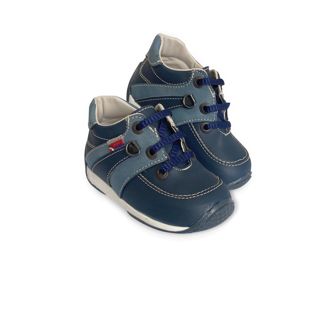 Zapatos de bebé y niño Pocholin León Azul Celeste