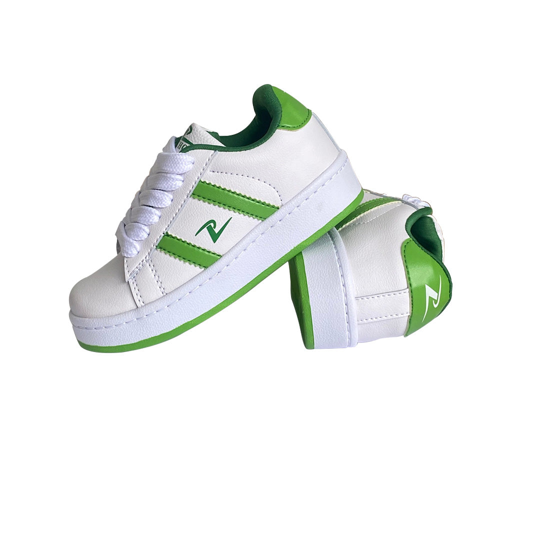 White/green