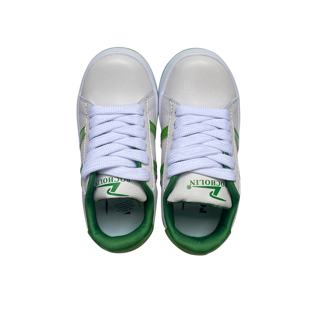 White/green