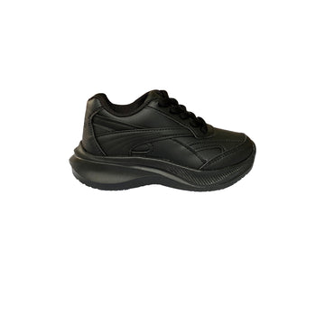 Zapatos deportivos Colegial de trenzas unisex Pocholin NEGRO