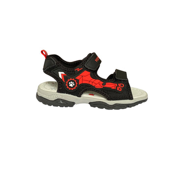 Sandalia Manantial Negro/rojo Pocholin