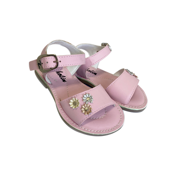 Sandalias de bebé y niña Pocholin rosado