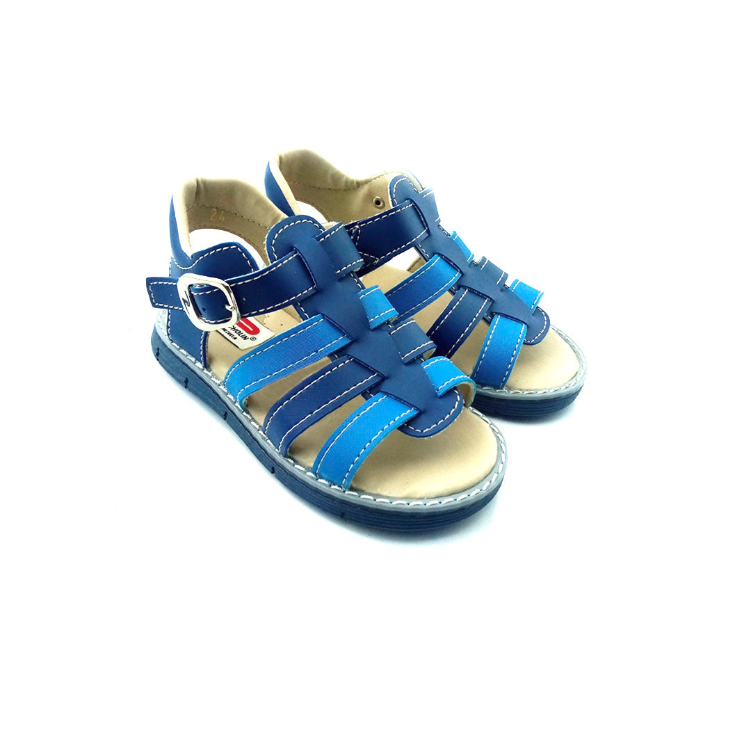 Sandalias de bebé y niño azul Pocholin