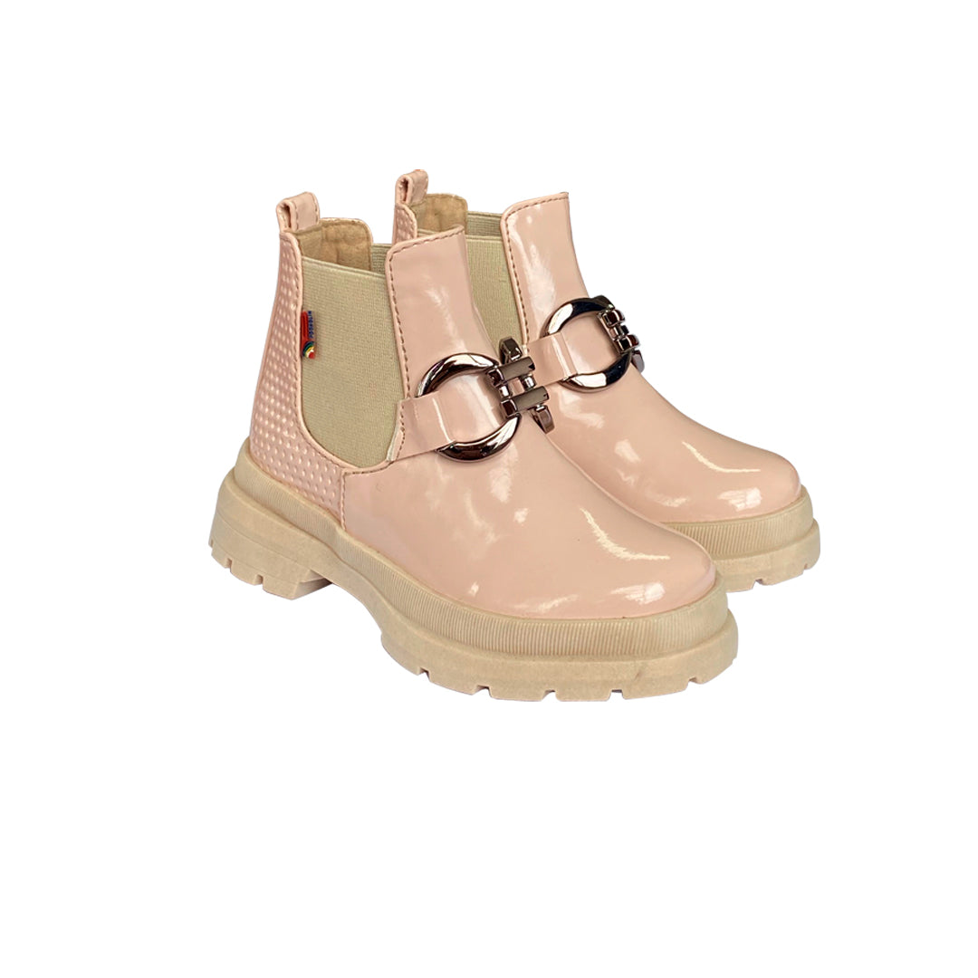 Bota Mini Glam Pocholin-rosado PATENTE