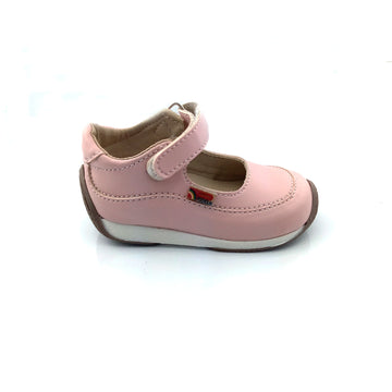 Zapatos de bebé y niña Pocholin león rosado