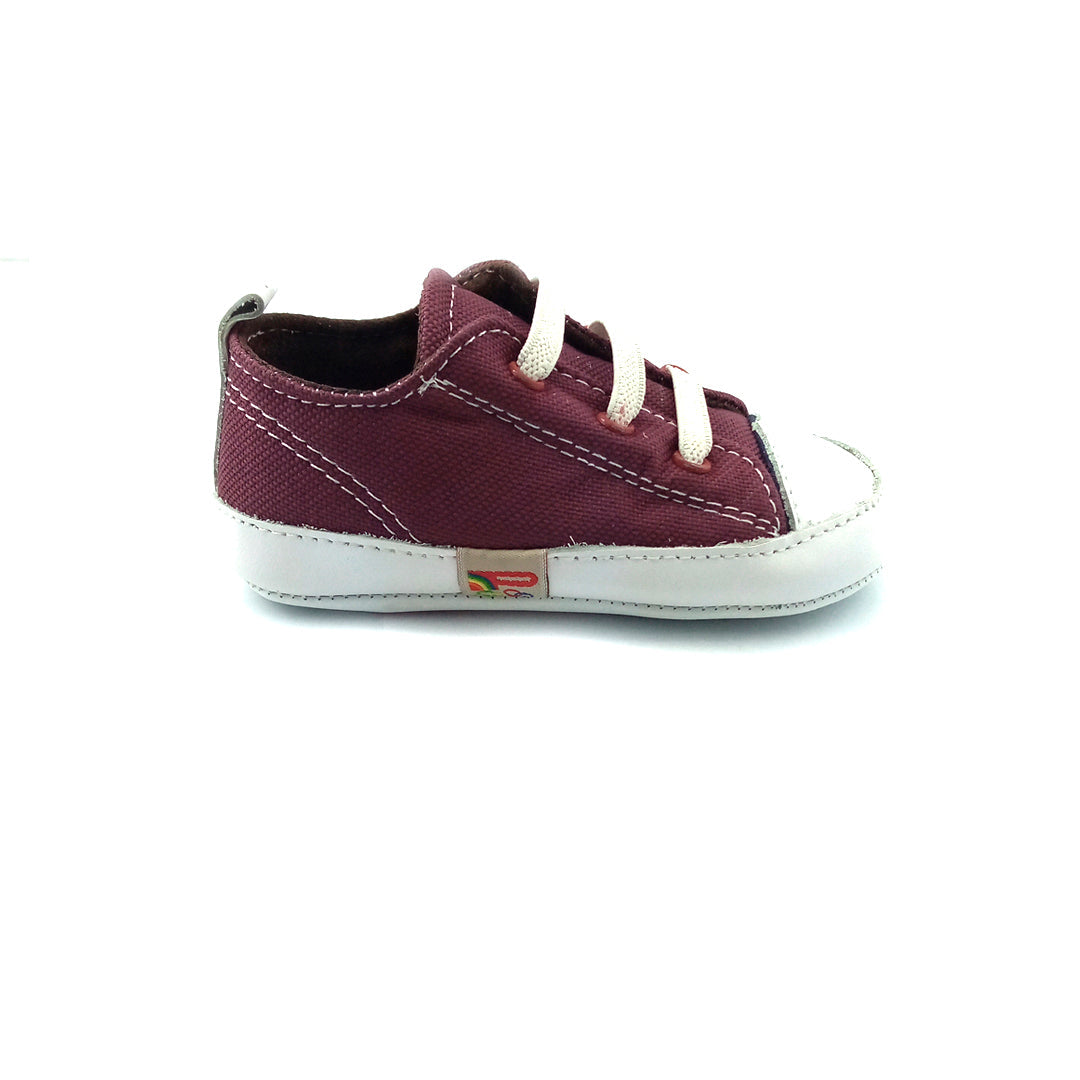 Zapatos top converse vinotinto