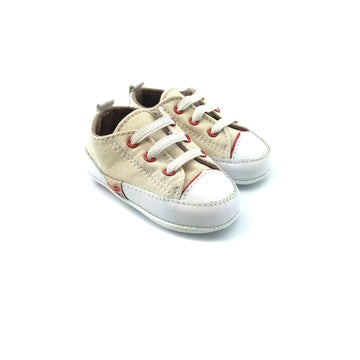 Zapato tipo converse para bebé beige