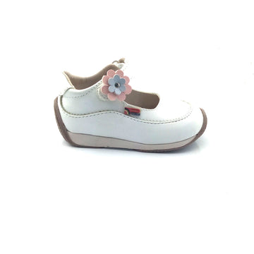 Zapatos con flor de bebé y niña Pocholin león