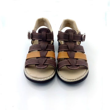 Sandalias de bebé y niño marrón Pocholin